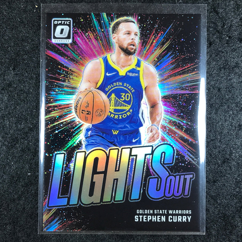 2024-25 Donruss Optic STEPHEN CURRY Lights Out Silver Holo #7