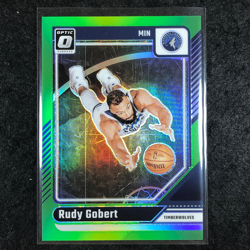 2024-25 Donruss Optic RUDY GOBERT Base Lime Green /149 #222