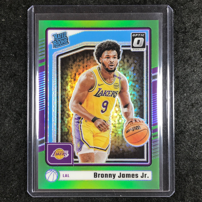 2024-25 Donruss Optic BRONNY JAMES JR. Rated Rookie Lime Green /149 #282