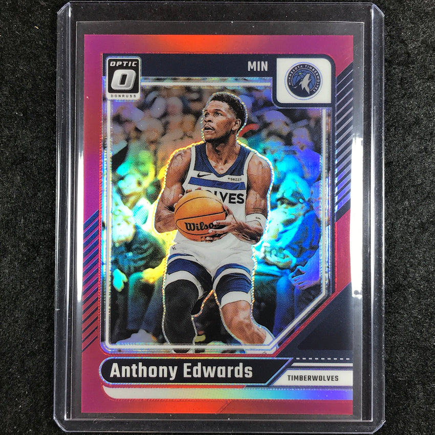2024-25 Donruss Optic ANTHONY EDWARDS Base Red 33/99 #31