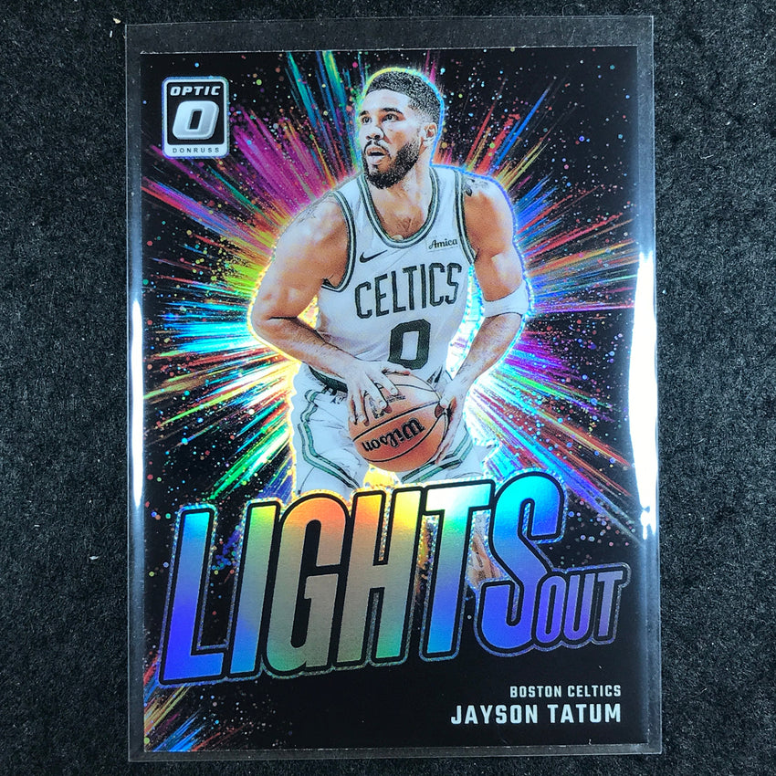 2024-25 Donruss Optic JAYSON TATUM Lights Out Silver Holo #12