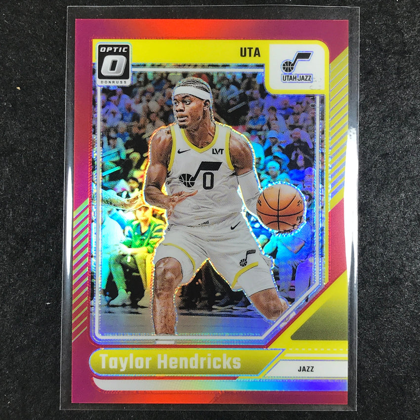 2024-25 Donruss Optic TAYLOR HENDRICKS Base Red 28/99 #203