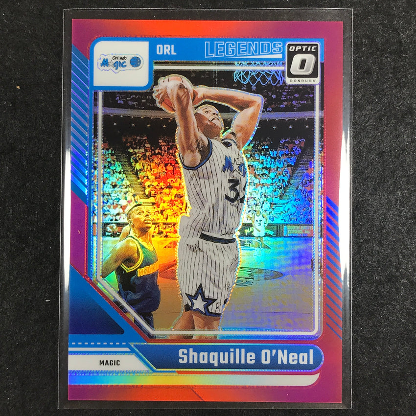 2024-25 Donruss Optic SHAQUILLE O'NEAL Legends Red 20/99 #244