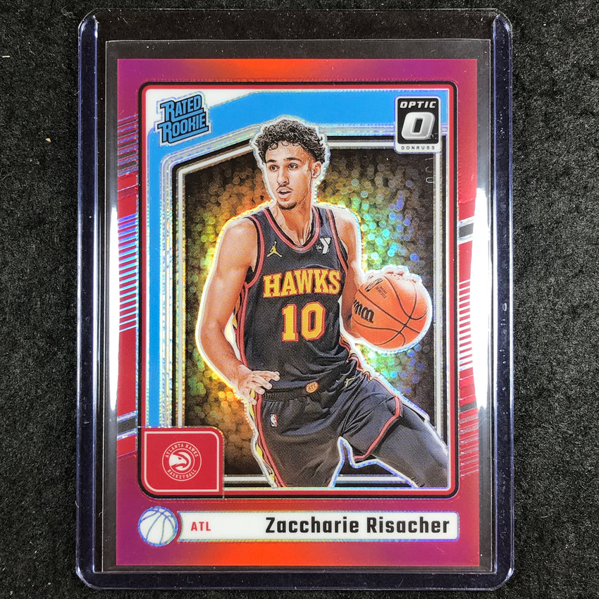 2024-25 Donruss Optic ZACCHARIE RISACHER Rated Rookie Red 66/99 #268