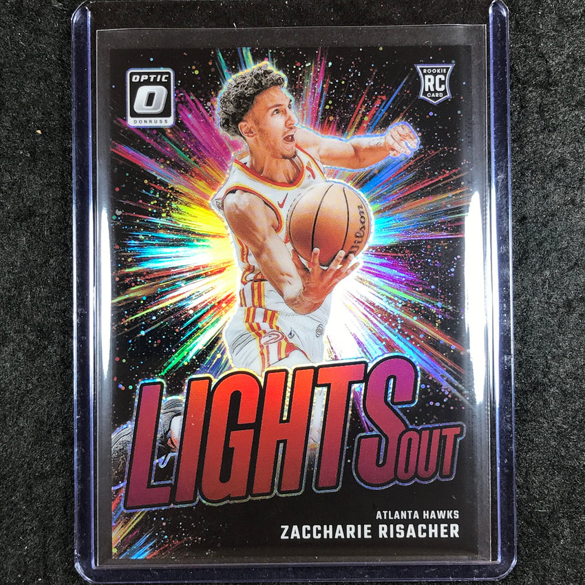 2024-25 Donruss Optic ZACCHARIE RISACHER Lights Out Rookie Red 80/99 #4