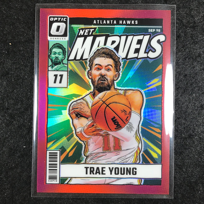 2024-25 Donruss Optic TRAE YOUNG Net Marvels Red 15/99 #9