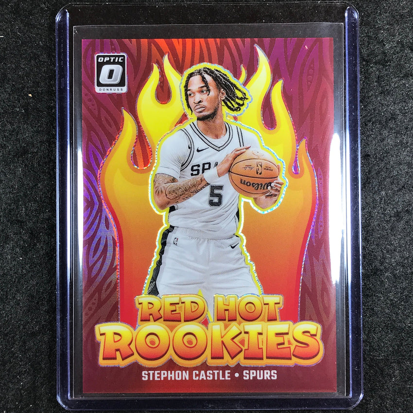 2024-25 Donruss Optic STEPHON CASTLE Red Hot Rookies Red 38/99 #13