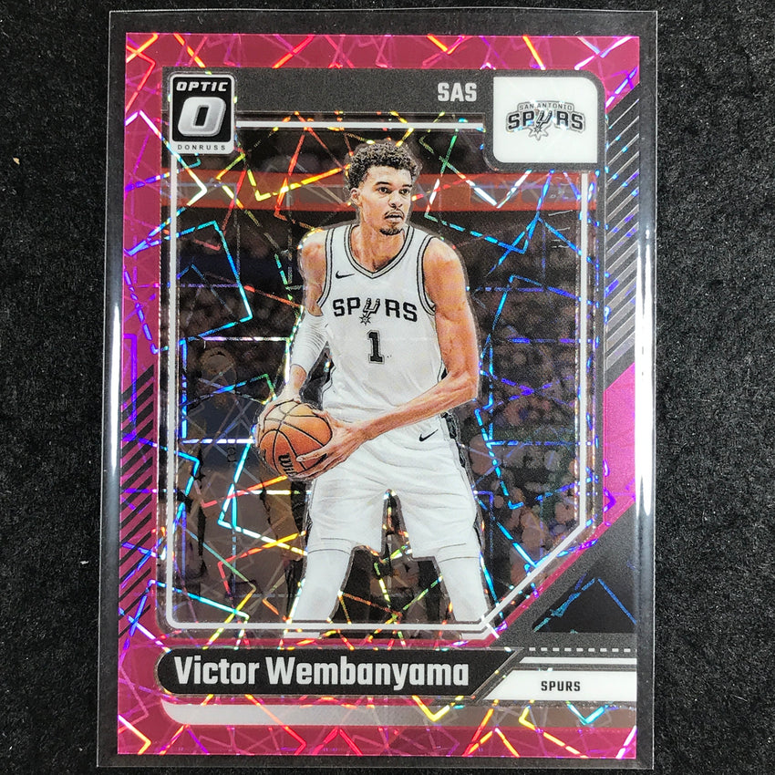2024-25 Donruss Optic VICTOR WEMBANYAMA Base Pink Velocity 22/79 #45