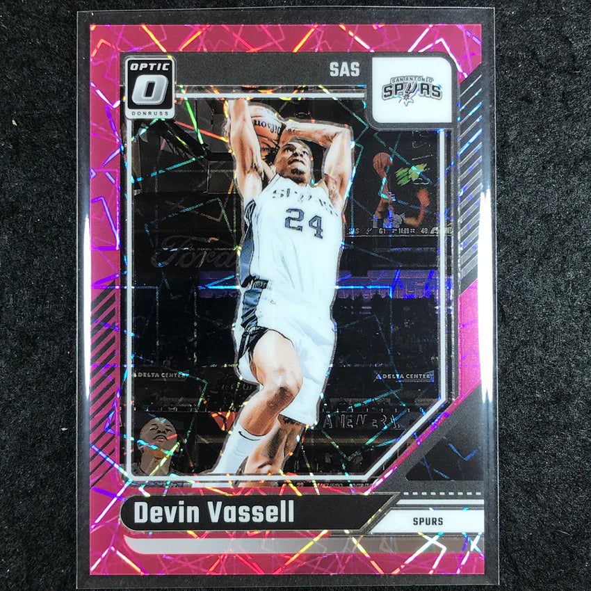 2024-25 Donruss Optic DEVIN VASSELL Base Pink Velocity 2/79 #157