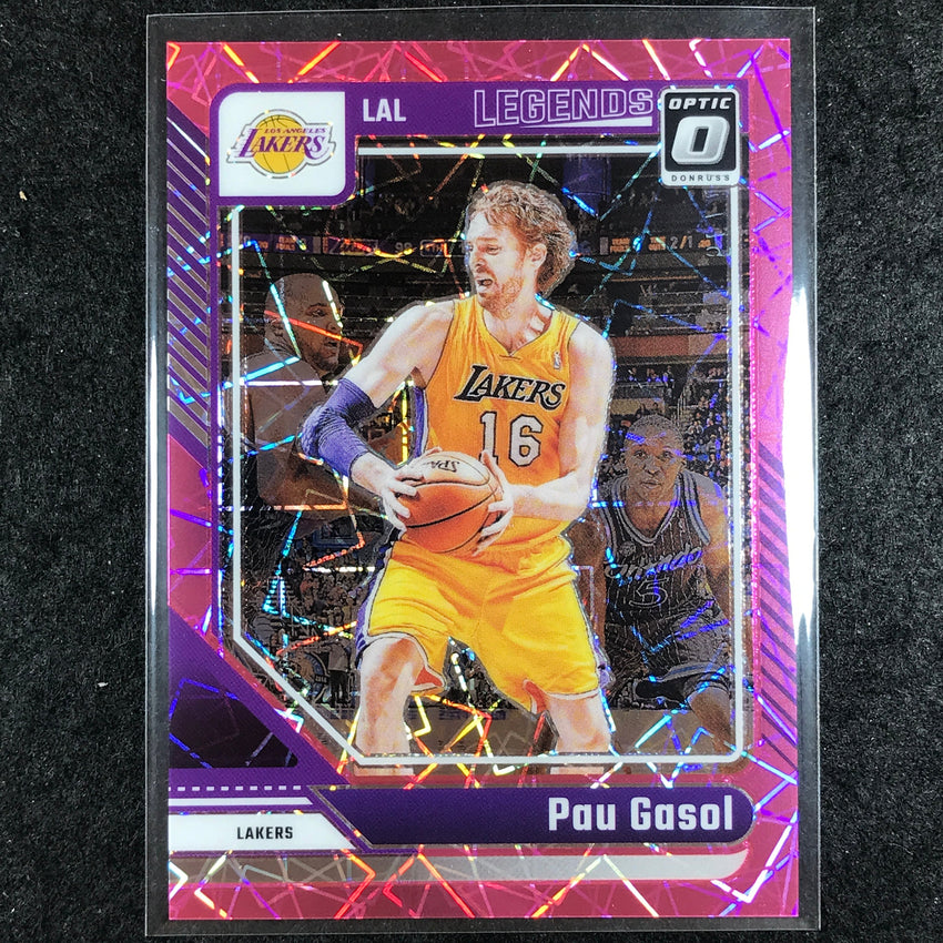 2024-25 Donruss Optic PAU GASOL Legends Pink Velocity 11/79 #234