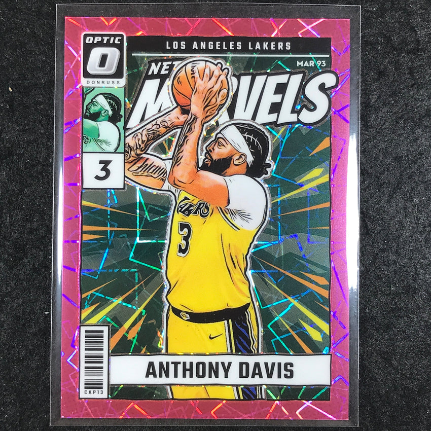 2024-25 Donruss Optic ANTHONY DAVIS Net Marvels Pink Velocity 1/79 #5