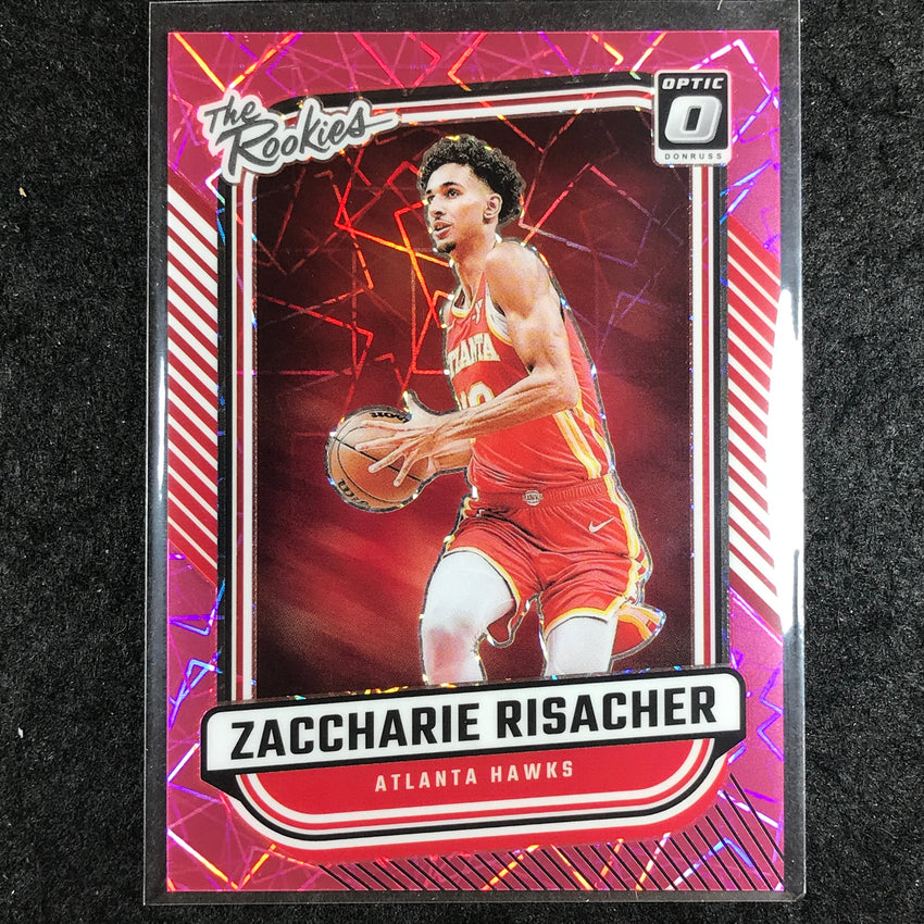 2024-25 Donruss Optic ZACCHARIE RISACHER The Rookies Pink Velocity 61/79 #1