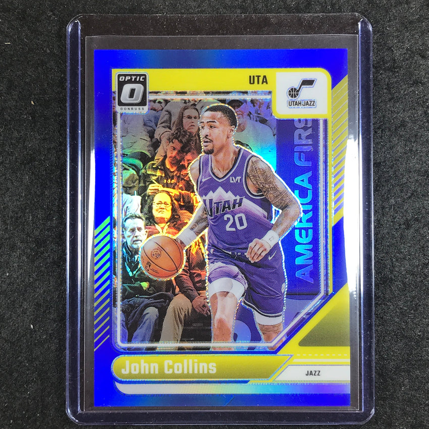 2024-25 Donruss Optic JOHN COLLINS Base Blue 38/49 #72