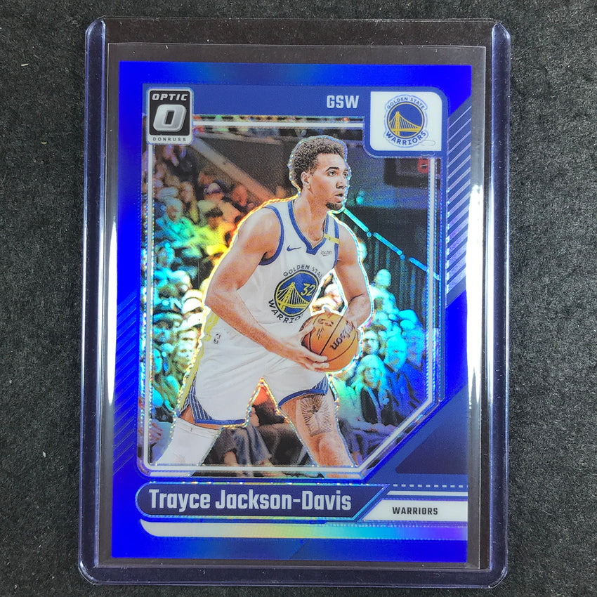 2024-25 Donruss Optic TRAYCE JACKSON-DAVIS Base Blue 24/49 #210