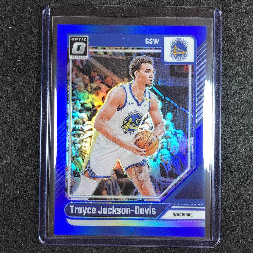 2024-25 Donruss Optic TRAYCE JACKSON-DAVIS Base Blue 41/49 #210