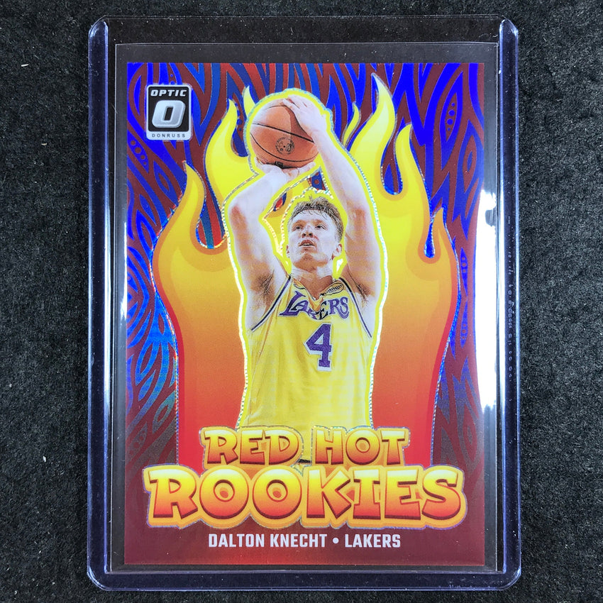 2024-25 Donruss Optic DALTON KNECHT Red Hot Rookies Blue 32/49 #10
