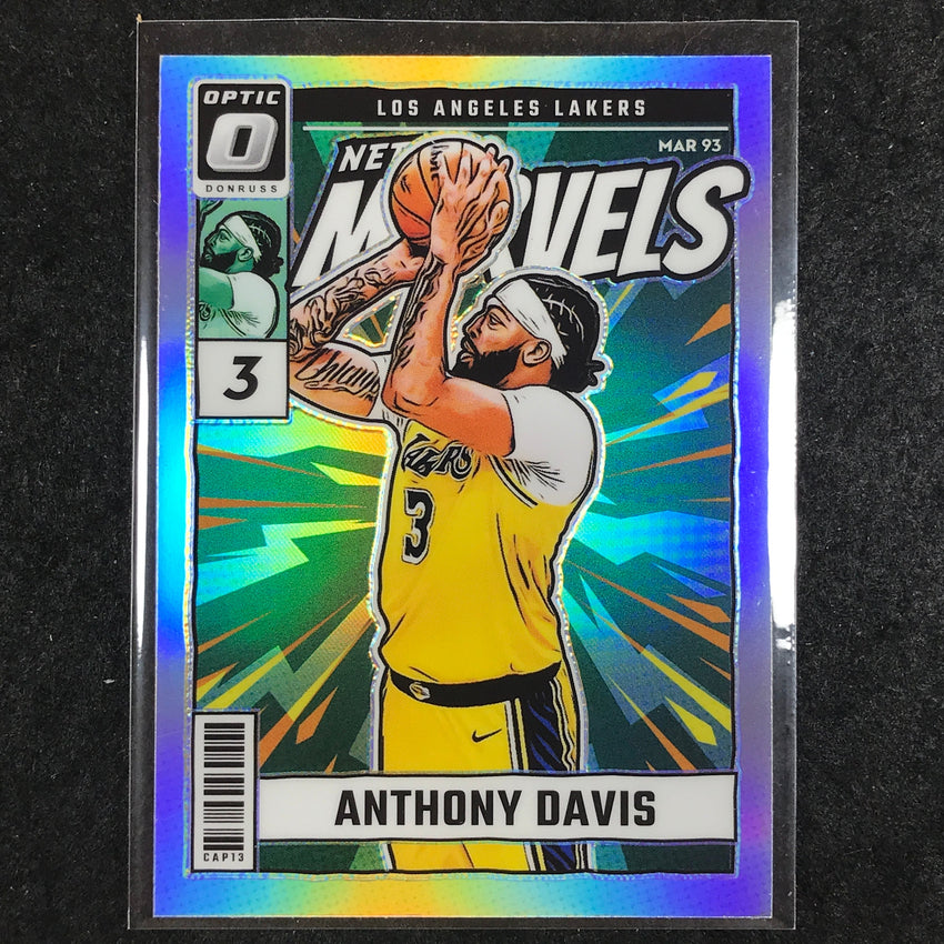 2024-25 Donruss Optic ANTHONY DAVIS Net Marvels Silver Holo #5