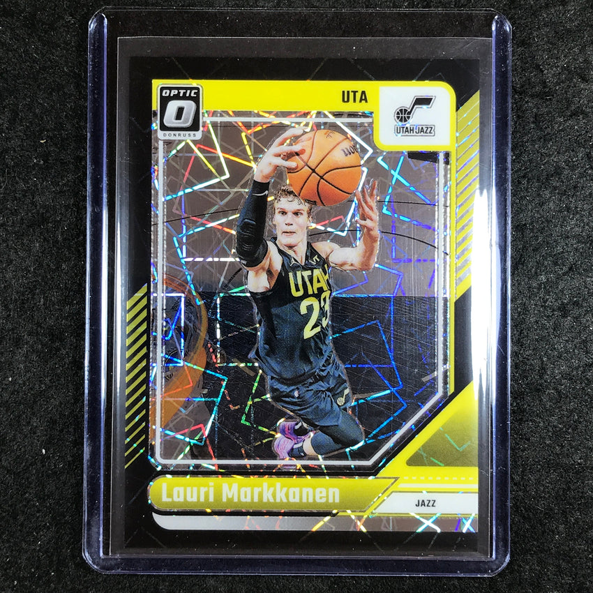 2024-25 Donruss Optic LAURI MARKKANEN Base Black Velocity 7/39 #73