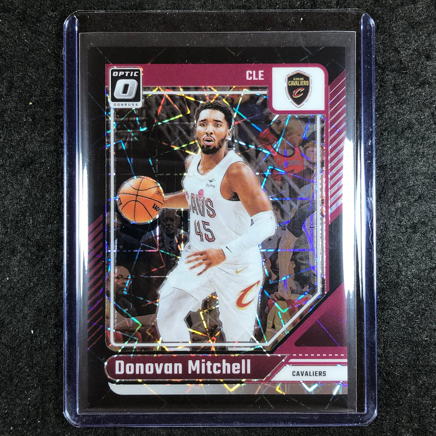 2024-25 Donruss Optic DONOVAN MITCHELL Base Black Velocity 38/39 #91