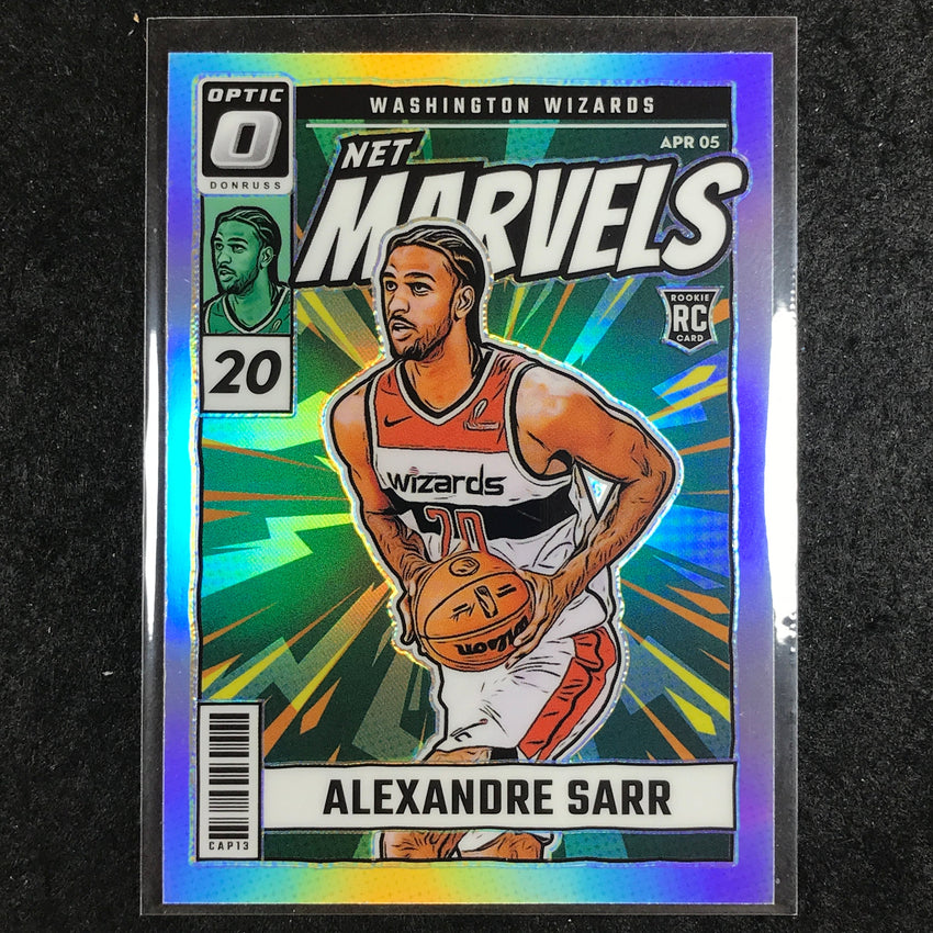 2024-25 Donruss Optic ALEXANDRE SARR Net Marvels Rookie Silver Holo #7