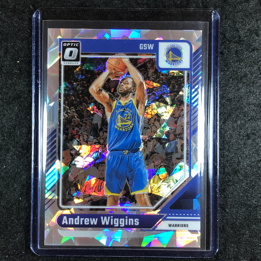 2024-25 Donruss Optic ANDREW WIGGINS Base Cracked Ice 2/25 #195