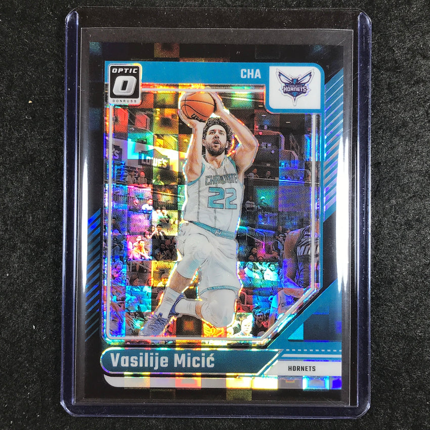 2024-25 Donruss Optic VASILIJE MICIC Base Black Pandora 7/15 #55