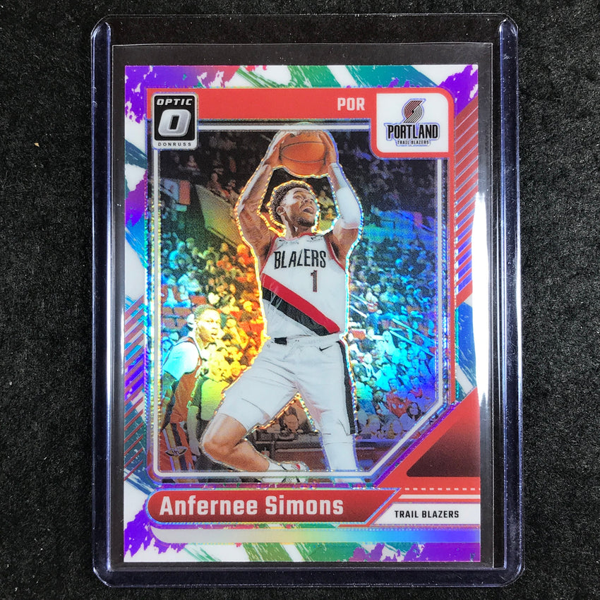 2024-25 Donruss Optic ANFERNEE SIMONS Base Jazz SP #128