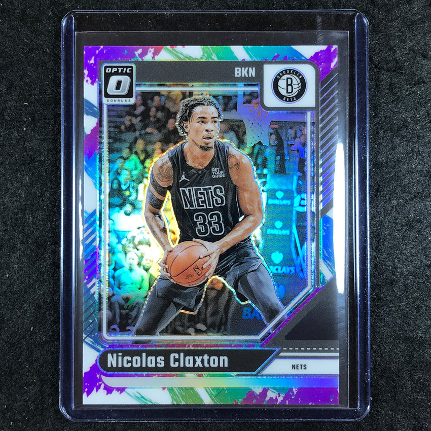 2024-25 Donruss Optic NICOLAS CLAXTON Base Jazz SP #170