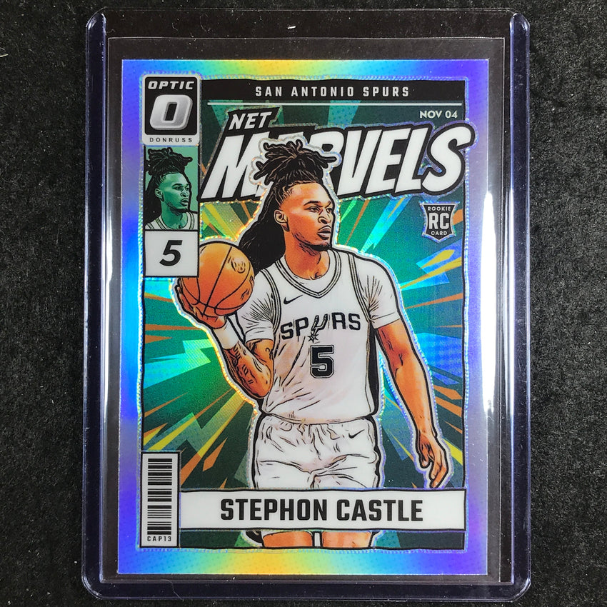 2024-25 Donruss Optic STEPHON CASTLE Net Marvels Rookie Silver Holo #12