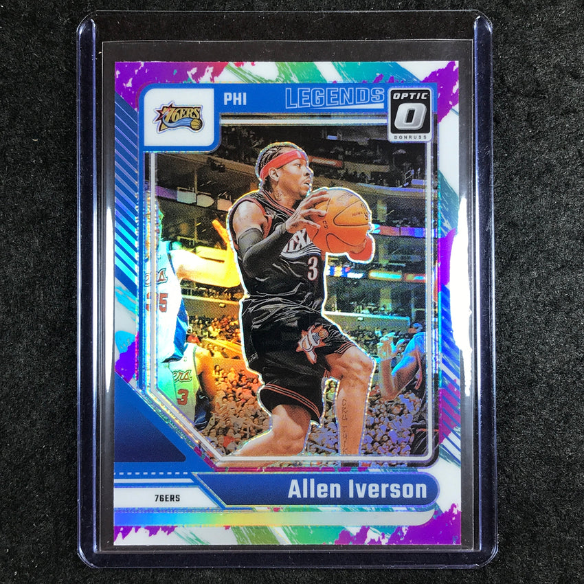 2024-25 Donruss Optic ALLEN IVERSON Legends Jazz SP #237
