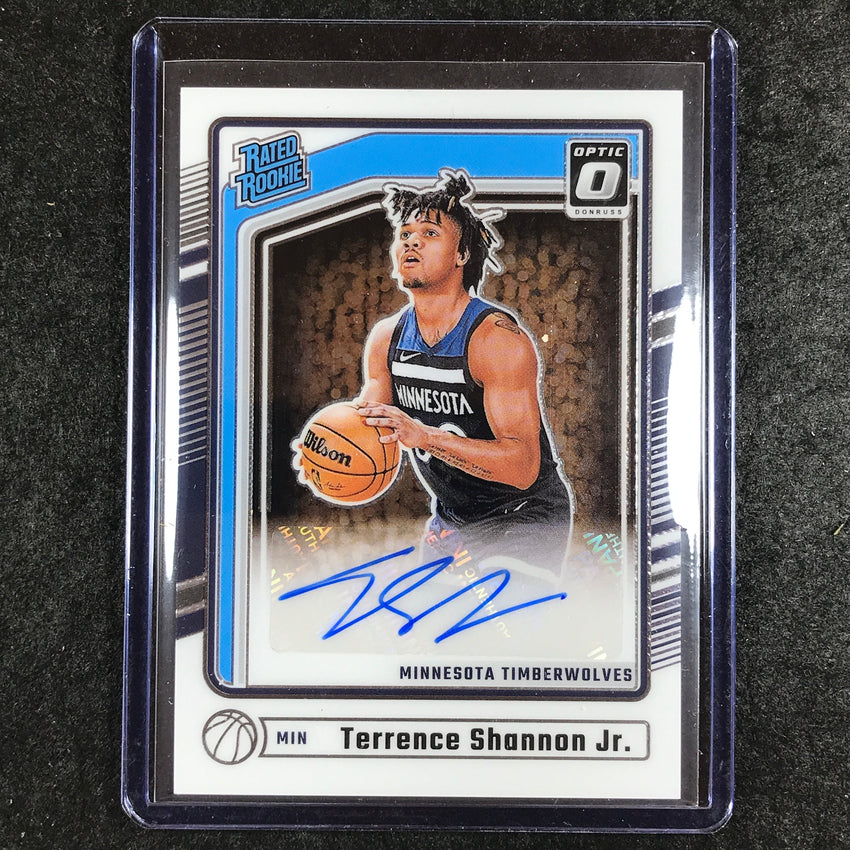 2024-25 Donruss Optic TERRENCE SHANNON JR. Rated Rookie Base Auto #301