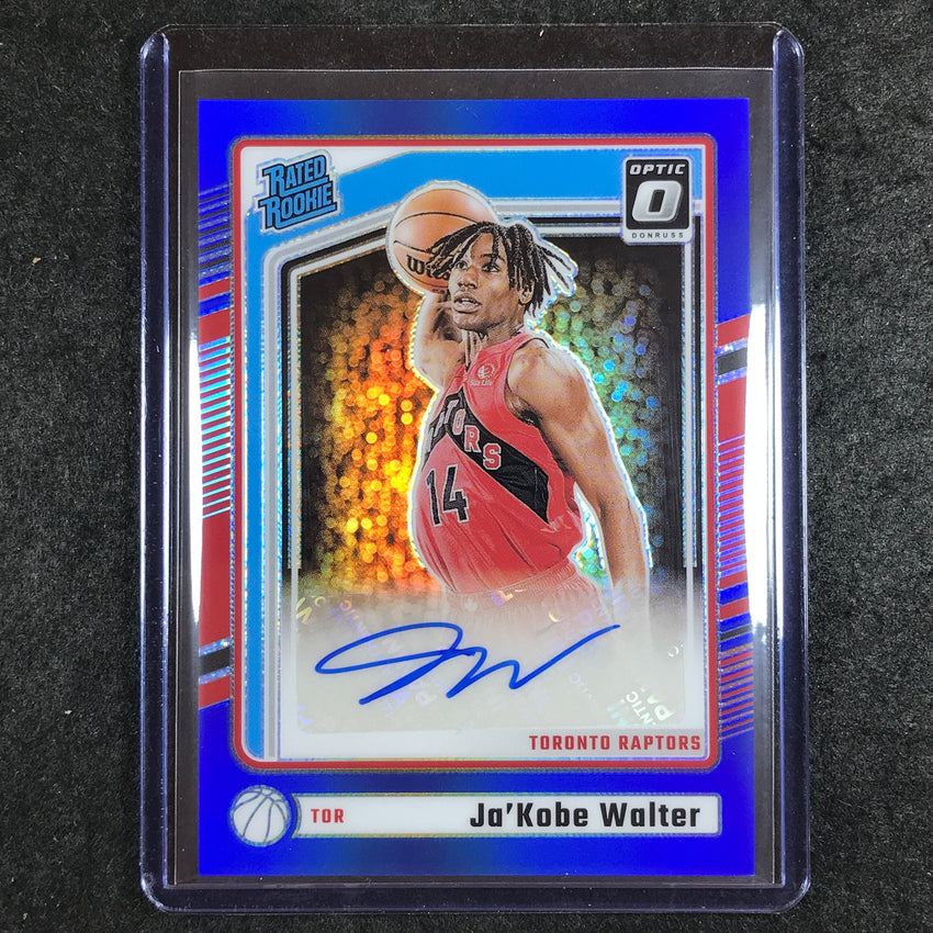 2024-25 Donruss Optic JA'KOBE WALTER Rated Rookie Auto Blue 36/49 #333