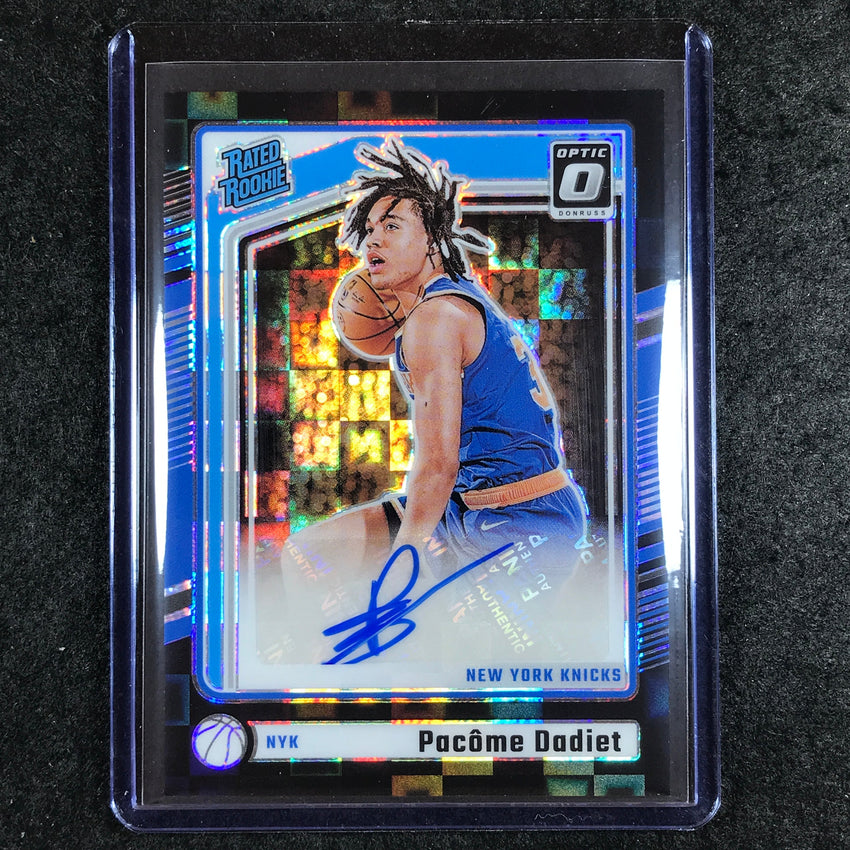 2024-25 Donruss Optic PACOME DADIET Rated Rookie Auto Black Pandora 22/25 #336
