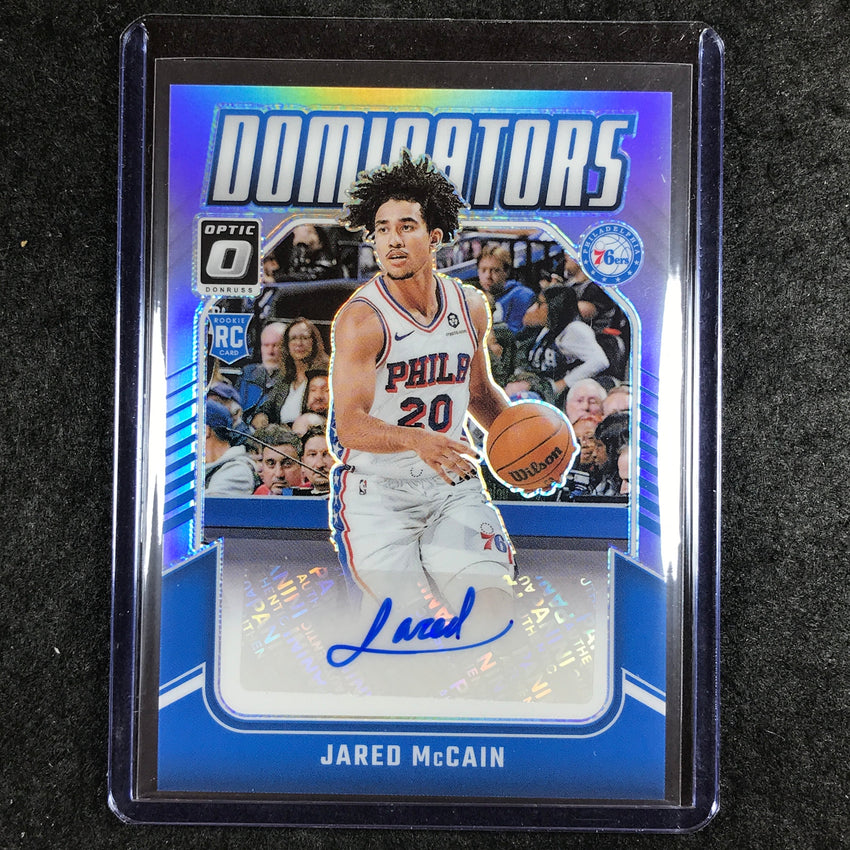 2024-25 Donruss Optic JARED MCCAIN Rookie Dominators Signatures Auto Holo 17/99