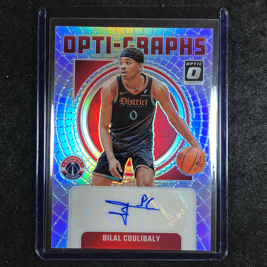 2024-25 Donruss Optic BILAL COULIBALY Opti-Graphs Auto Holo 6/99