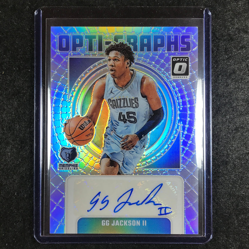 2024-25 Donruss Optic GG JACKSON II Opti-Graphs Auto Holo 80/99