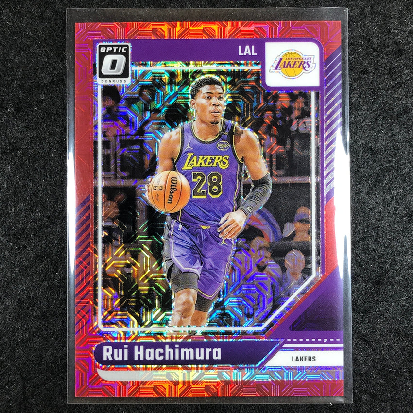 2024-25 Donruss Optic RUI HACHIMURA Base Choice Red 17/88 #18