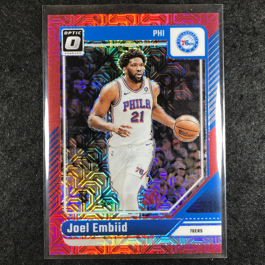 2024-25 Donruss Optic JOEL EMBIID Base Choice Red 44/88 #19