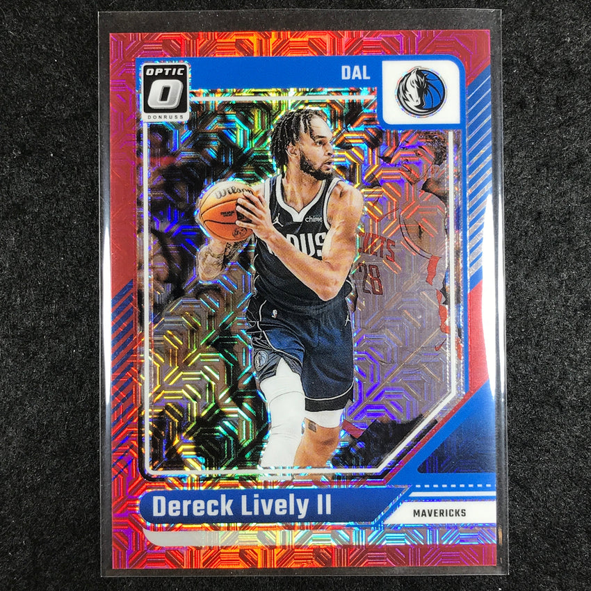 2024-25 Donruss Optic DERECK LIVELY II Base Choice Red 21/88 #44