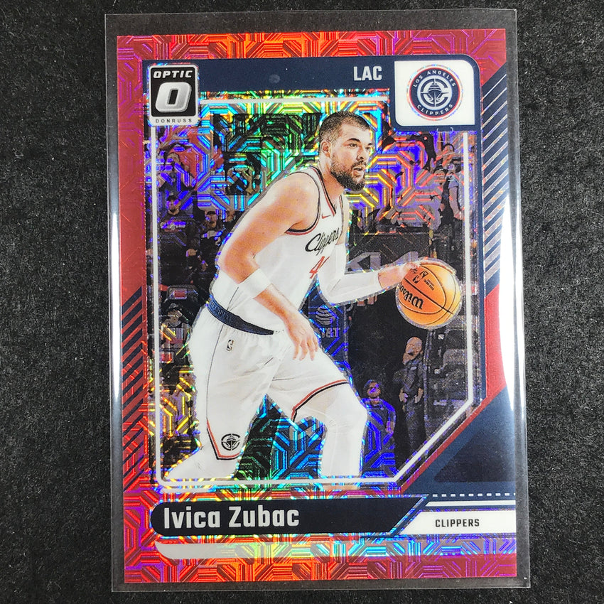 2024-25 Donruss Optic IVICA ZUBAC Base Choice Red 63/88 #58