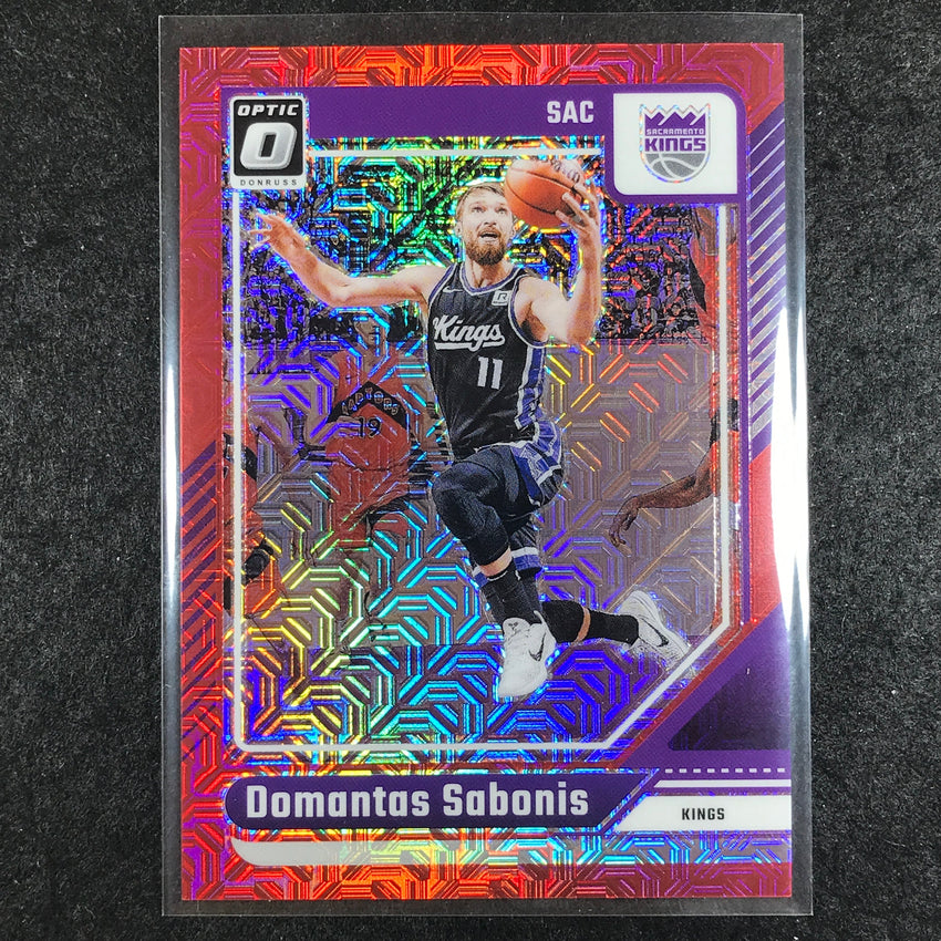 2024-25 Donruss Optic DOMANTAS SABONIS Base Choice Red 51/88 #64