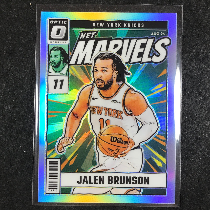 2024-25 Donruss Optic JALEN BRUNSON Net Marvels Silver Holo #22