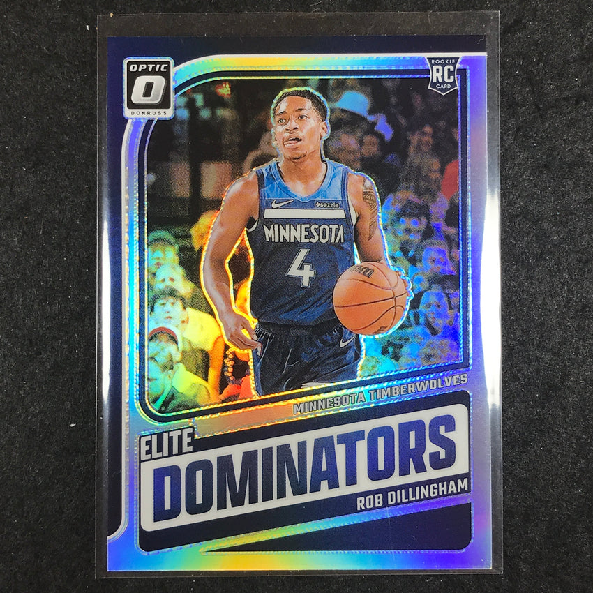 2024-25 Donruss Optic ROB DILLINGHAM Elite Dominators Rookie Silver Holo #1