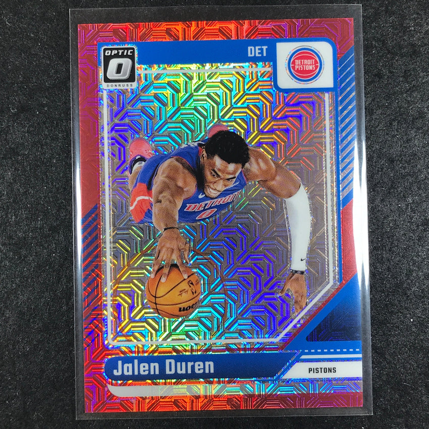 2024-25 Donruss Optic JALEN DUREN Base Choice Red 1/88 #89
