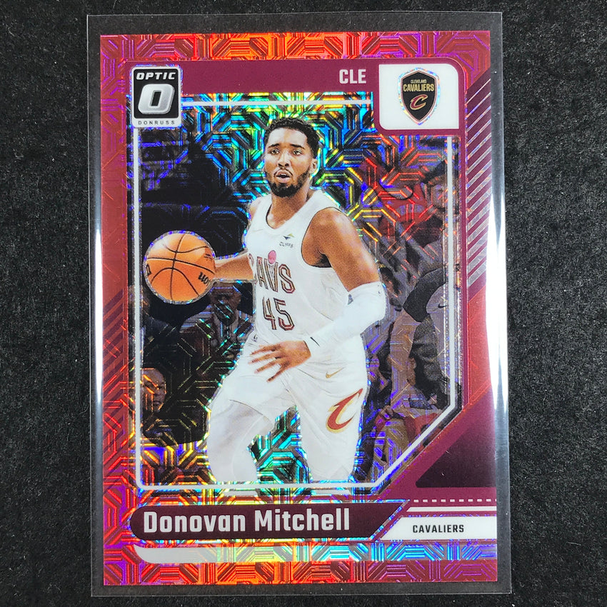 2024-25 Donruss Optic DONOVAN MITCHELL Base Choice Red 56/88 #91