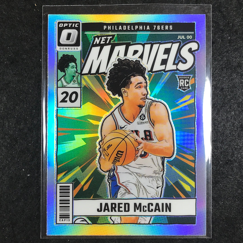 2024-25 Donruss Optic JARED MCCAIN Net Marvels Rookie Silver Holo #23