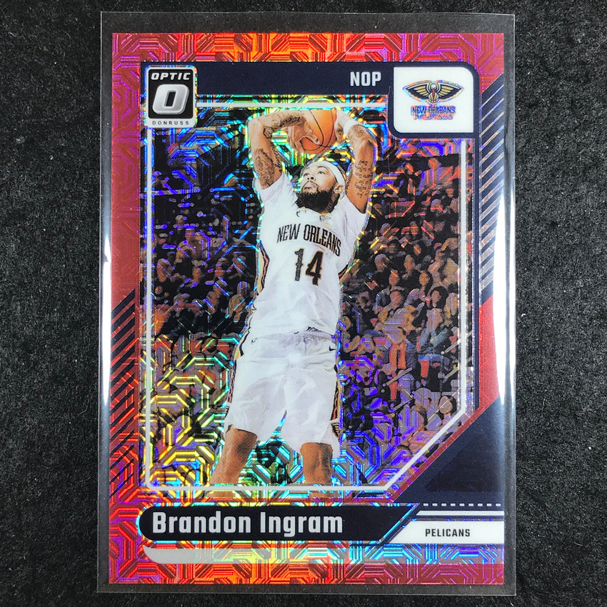 2024-25 Donruss Optic BRANDON INGRAM Base Choice Red 18/88 #150
