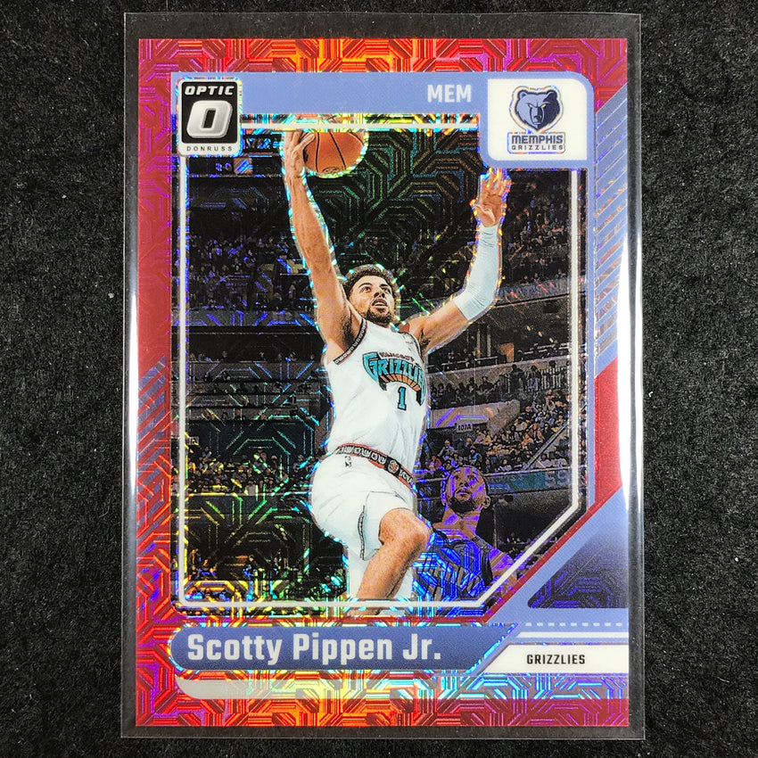 2024-25 Donruss Optic SCOTTY PIPPEN JR. Base Choice Red 80/88 #180