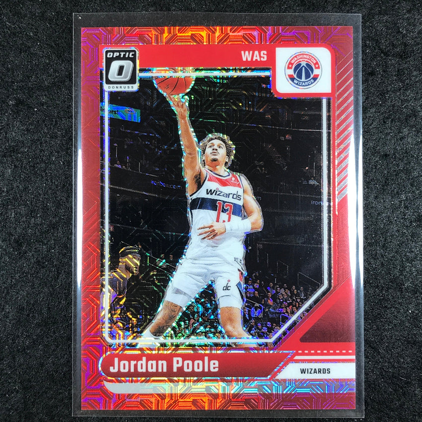 2024-25 Donruss Optic JORDAN POOLE Base Choice Red 61/88 #192