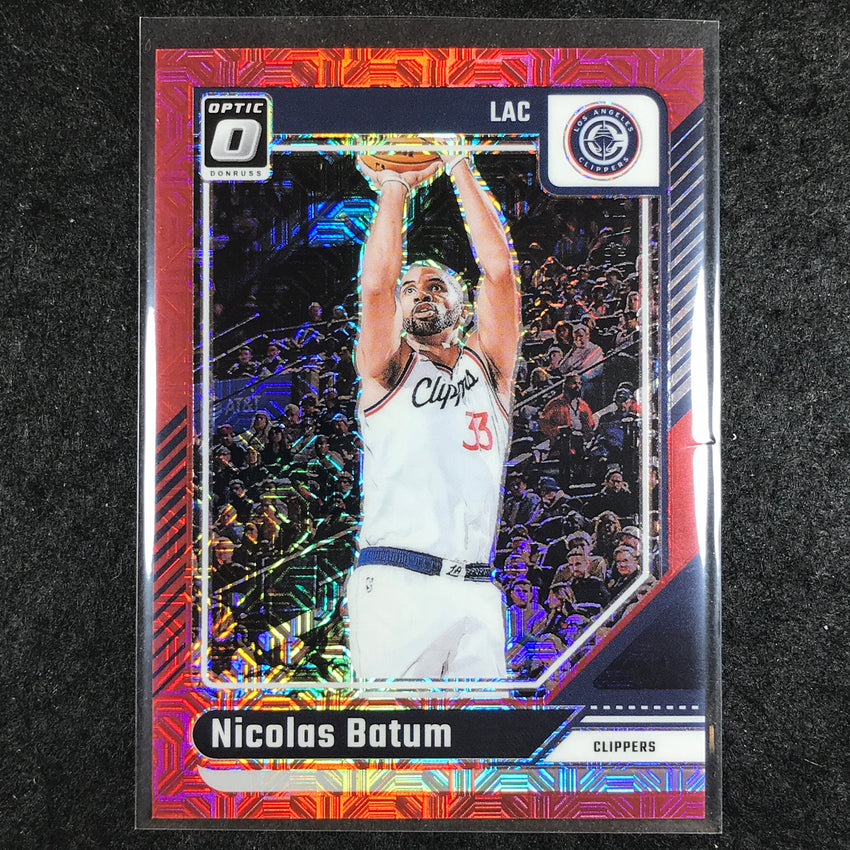 2024-25 Donruss Optic NICOLAS BATUM Base Choice Red 61/88 #193